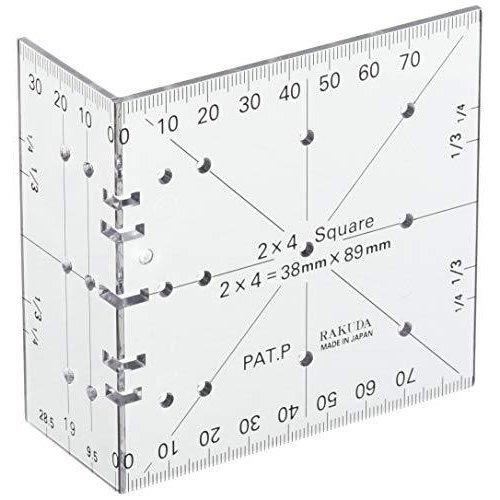 RAKUDA　ラクダ　■C ツーバイフォー定規(2×4木材用)　12022　便利グッズ　清水製作所