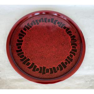 お盆 トレー 国産 木製 後藤塗 幅広 コーヒートレー 本漆塗り 香川漆器