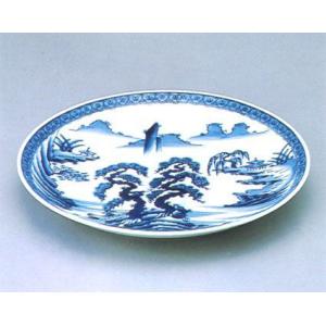 清水焼 風神雷神図 (立付) 飾り皿 和食器 絵皿 置物 邪気払い 吉祥