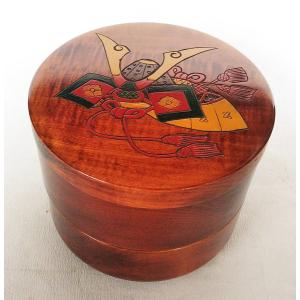 国産 木製 重箱 本漆塗 小判型 二段重 ノミ目 9寸 27cm 線古代朱 香川