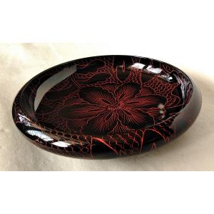 村上の伝統工芸『村上木彫堆朱 菓子器 ときわ』 : 道の駅朝日-朝日