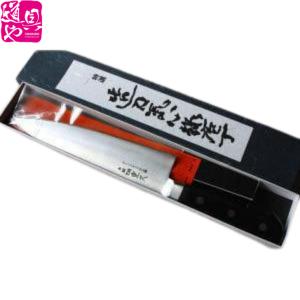 源明利 うなぎ裂き包丁 東型 165mm 水牛桂 白二鋼 * : 岩内金物店