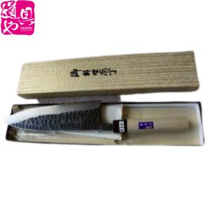 180mm 安来鋼白紙2号 豊三郎 出刃包丁 黒鎚目打ち : どうぐ屋 Yahoo