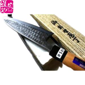 安来鋼青紙二号 黒打槌目 刺身 さしみ用柳刃包丁 240mm : どうぐ屋