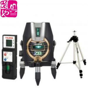 ZEROB-KYSET タジマ ブルーグリーンレーザー墨出し器　ZERO BLUEーKY 本体 受光器 三脚