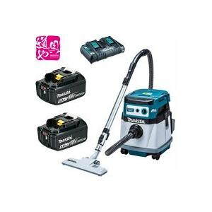 マキタ VC155DZ 充電式 集じん機 乾湿両用 8L バッテリーBL1860B 2個 充電器 D...