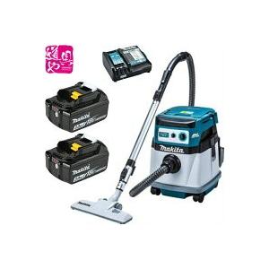 マキタ VC155DZ 充電式 集じん機 乾湿両用 8L バッテリーBL1830B 2個 充電器 D...