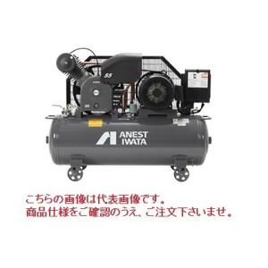 【直送品】 アネスト岩田 コンプレッサ レシプロ：給油式 TLP75EG-10 200/220V 5...