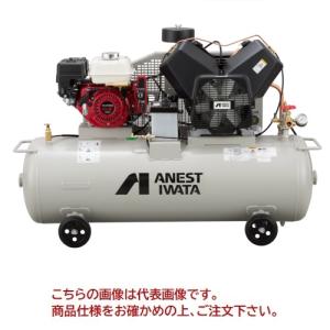 【直送品】 アネスト岩田 コンプレッサ レシプロ：給油式 TLUE37C-14S (セル付) オイル式 出張作業用エンジン駆動【特価】 【大型】｜douguyasan