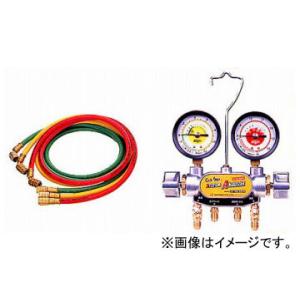 DENGEN製2バルブ マニホールドゲージ付きガスチャージ CP-MG213N デンゲン 2バルブ方式 マニホールドゲージ HFC-134a用 CP