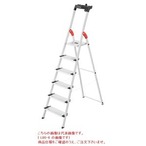 【直送品】 長谷川工業 ハセガワ 上枠付踏台 L80-5 (17774) 【大型】｜douguyasan