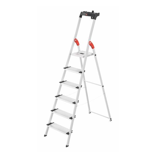 【直送品】 長谷川工業 ハセガワ 上枠付踏台 L80-6 (17775) 【大型】