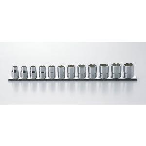 コーケン 3/8"(9.5mm)SQ. サーフェイスソケットレールセット 12ヶ組 RS3410M/...