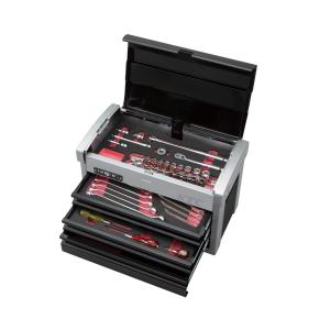 直送品】 KTC ネプロス ツールセット(77点)レッド NTX10770R 【法人