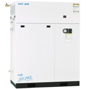 【直送品】 明治機械製作所 パッケージコンプレッサ レシプロ ドライパックス DPK-110D 5P (三相 200V 50Hz) 【大型】