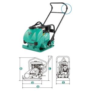 プレートコンパクター 回動式移動車 MVC-F60系用 三笠産業 mikasa