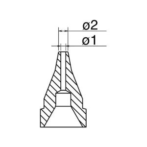 【ポイント10倍】アズワン はんだ吸取器用ノズル N61-05 (3-9242-15) 《研究・実験用機器》｜douguyasan