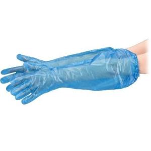 【ポイント5倍】【ケース販売】 エブノ 型押しポリロング ゴム付 ブルー No.312 フリーサイズ...