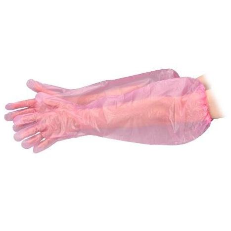 【ポイント5倍】【ケース販売】 エブノ 型押しポリロング ゴム付 ピンク No.313 フリーサイズ...