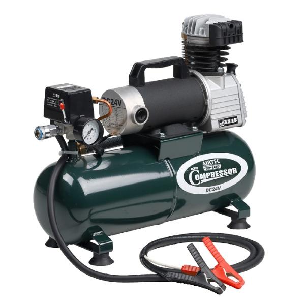 【ポイント5倍】【直送品】 ナカトミ 24V DC式エアーコンプレッサー DCP-24BC 《エアー...