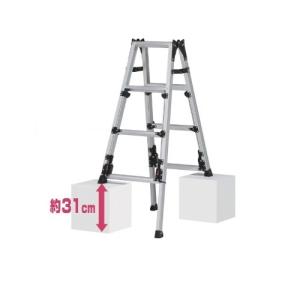 ピカコーポレイション ピカ /Pica 四脚アジャスト式はしご兼用脚立 SCN