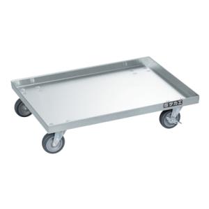 【直送品】 サカエ ステンレスコンテナ台車(SUS430・エラストマー車) SO-50DSU4 (0...