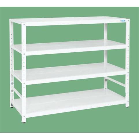 【直送品】 サカエ サカエラック高さ調整タイプ(50KG/段・4段タイプ) TSTN1-1512W ...