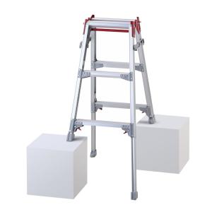 【直送品】 【春市2026】 長谷川工業 ハセガワ はしご兼用脚立 RYZ-09d (10885) 脚部伸縮式 【大型】