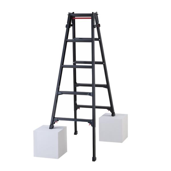【直送品】 【秋市2025】 長谷川工業 ハセガワ はしご兼用伸縮脚立 (ワンタッチバー付) RYZ...