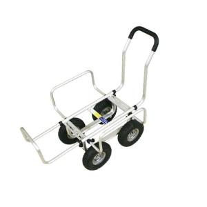 ○軽量アルミ ハウスカー ○一輪車 軽量 家庭菜園 農作業 収穫台車 アルミ製 農業用台車 ノーパンクタイヤ付 アルミハウスカー