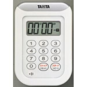 タニタ 丸洗いタイマー100分計 TD-378 ホワイト (4904785537804) 《タイマー...