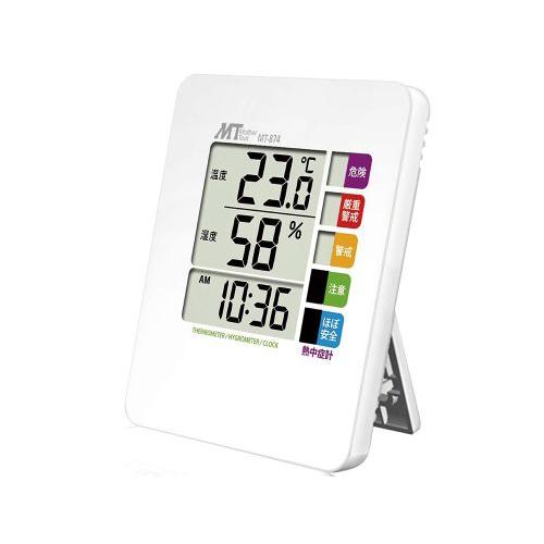 イチネンTASCO 熱中症警戒表示付温湿度計 熱中症指数計 TA423N