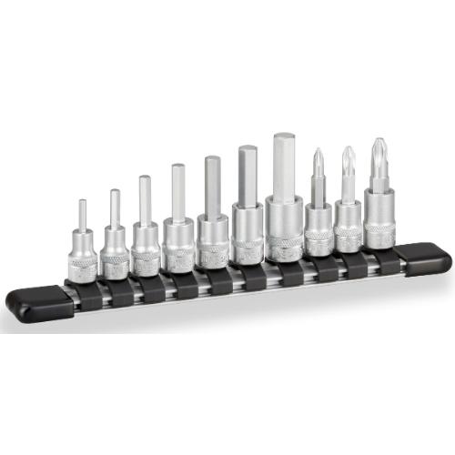 TONE (トネ) ヘキサゴンソケットセット(ホルダー付) HHB210 〈差込角 6.35mm(1...