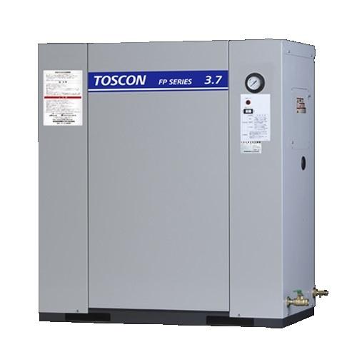 【直送品】 東芝 (TOSHIBA) エアコンプレッサー 給油式 FP85-37T (三相200V ...
