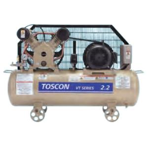 直送品】 東芝 (TOSHIBA) エアコンプレッサー 給油式 VT105-15T (三相 