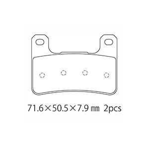 NTB ブレーキパッド A61-017SN 純正品番 43082-0091，59100-29820/59100-29840｜doujimabuhin