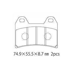 NTB ブレーキパッド A61-006YN 純正品番  8113720
