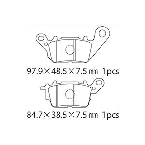 NTB ブレーキパッド A61-028YN 適応車種 NMAX125/1502DS2 、 BV35/...