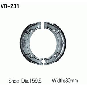 Vesrah  VB-231 ブレーキシュー    YP250/XS250R/S/XS250/S/SPECIAL/XJ400/D/マジェスティ250｜doujimabuhin