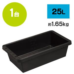 エコフネ トロ舟 140L 6.60kg 黒 1台【法人様のみ配送可能