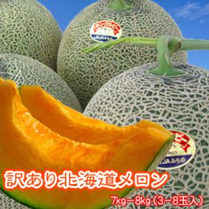 赤肉メロン 訳あり 北海道産 7.5kg-8kg 送料無料 ...