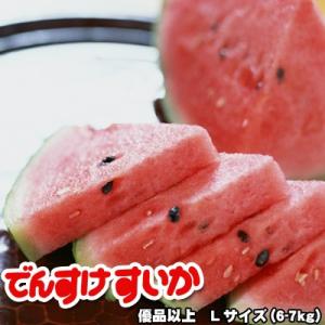 でんすけすいか 秀品 Lサイズ 送料無料 沖縄は送料別途加算...