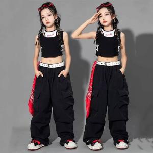キッズ 子供服 ロング丈 カーゴパンツ 韓国風...の詳細画像1