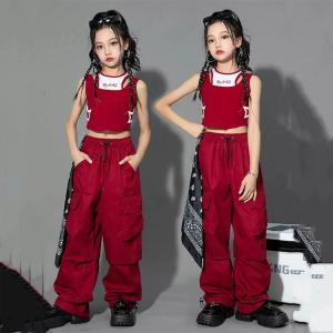 キッズ 子供服 ロング丈 カーゴパンツ 韓国風...の詳細画像4