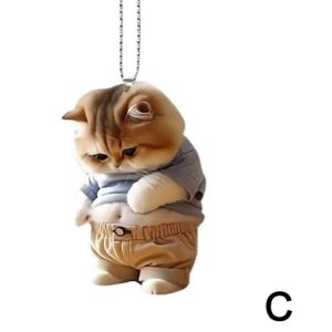 かわいい デブ 犬 5個セット マスコット 腹...の詳細画像2