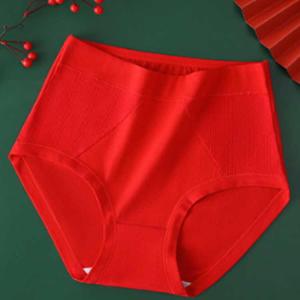 赤い下着 パンティ 綿 下着 還暦祝い レディ...の詳細画像2