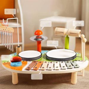 子供 玩具 楽器 ギロ 木琴 木製 モンテッソ...の詳細画像2
