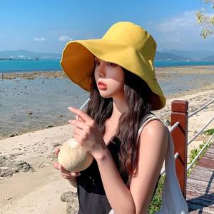 春夏 レディース UVカット リボン付き ハッ...の詳細画像2