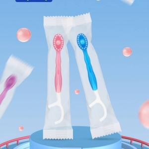 52本セット ミニ歯ブラシ 個包装 使い捨て歯...の詳細画像1