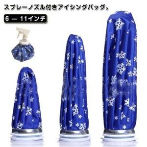 氷のう アイスバッグ スプレー付 氷嚢 アイシングバッグ 2WAY 持ち運び 熱中症 応急処置 冷却 スポーツ ゴルフ 暑さ対策 夏 スプレーノズル